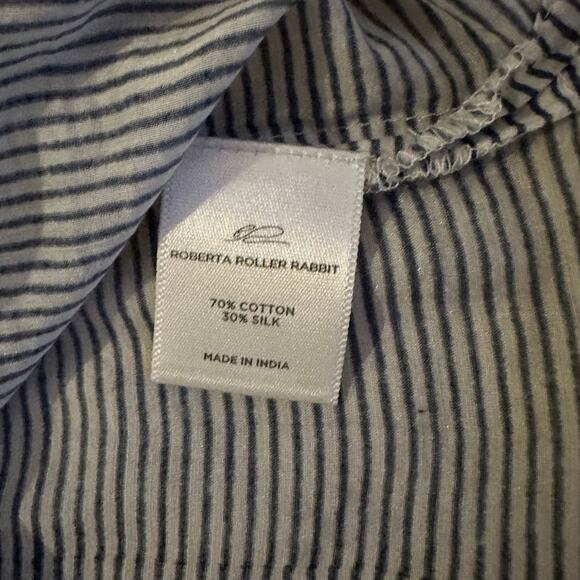 Roberta Roller Rabbit CottonSilk Tunic Dress/Swim Coverup Size M Vacation Resort - Picture 8 of 8